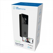 Laser Smart Home Full HD Video Doorbell - Black | Miscellaneous
