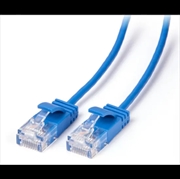 Buy 0.50m Ultra Slim Cat6 Network Cable Blue