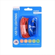 Buy 9 Pin Cable - Twin Pack (2 metre) - Red & Blue