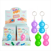 Buy Double Push And Pop Keychain (Random Colour)