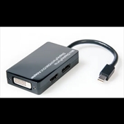 Buy 3 in1 Mini DisplayPort to DisplayPort HDMI DVI Adapter Male to 3 Female