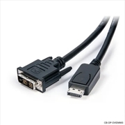 Buy Display Port to DVI-D Cable Male to Male Adapter 3M