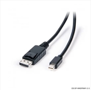 Buy Mini DisplayPort to DisplayPort Male to Male - Supports 4K 3m Cable