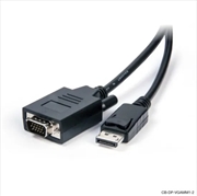 Buy DisplayPort to VGA Male to Male Cable 1M