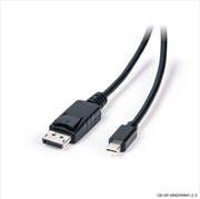 Buy Mini DisplayPort to DisplayPort Male to Male 4K 1m Cable
