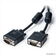 Buy VGA/SVGA Shielded Monitor Cable With Filter Male to Male 1m