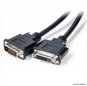 Buy DVI-D Dual Link Video Extension Cable Male to Female 2M