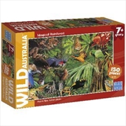Wild Australian Magical Rainforest Puzzle 150 Piece | Merchandise
