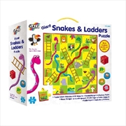 Buy Giant Snakes And Ladders Puzzle 36pc