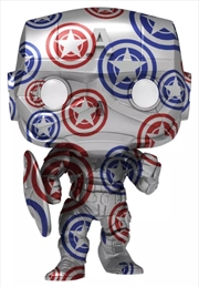 Buy Avengers (Video Game 2020) - Captain America Patriotic Age (Artist) US Exc Pop! w/Protector [RS]
