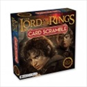 Lord Of The Rings Card Scramble Board Game | Merchandise