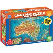 Blue Opal Giant Australia Map Puzzle 300 Pieces | Merchandise