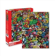 Buy Marvel – Retro Cast 1000pc Puzzle