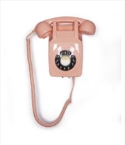 Wall Mounted Telephone - Pink | Accessories