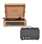 Buy Crosley Voyager Bluetooth Portable Turntable with Speaker - Tan