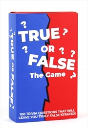 True Or False Trivia Cards | Merchandise