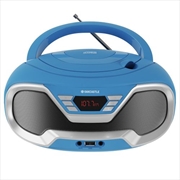 Oakcastle CD200 Portable Bluetooth CD Player-Blue | Hardware Electrical