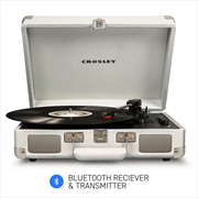 Crosley Cruiser White Sands – Bluetooth Portable Turntable | Hardware Electrical