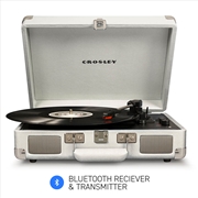 Buy Crosley Cruiser White Sands – Bluetooth Portable Turntable