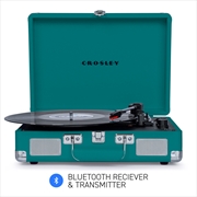 Crosley Cruiser Teal – Bluetooth Portable Turntable | Hardware Electrical