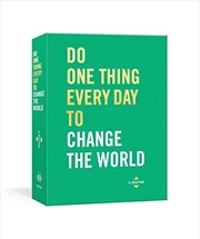 Buy Do One Thing Every Day to Change the World: A Journal