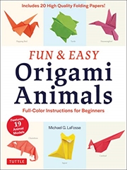 Buy Fun & Easy Origami Animals: Full-Color Instructions for Beginners (includes 20 Sheets of 6" Origami