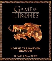 Buy Game Of Thrones Mask And Wall Mount - House Targaryen Dragon