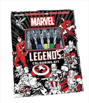 Marvel: Adult Colouring Kit | Colouring Book