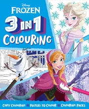 Frozen - 3 in 1 Colouring Book | Paperback Book