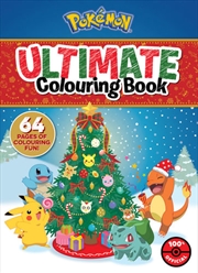 Pokemon Christmas - Ultimate Colouring Book | Paperback Book