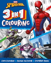 Spider Man: 3 In 1 Colouring Book | Paperback Book