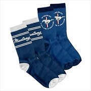 Ford Mustang Twin Pack Socks | Apparel