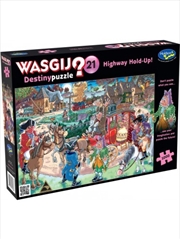 Wasgij Destiny 21 Highway Hold Up 1000 Piece Puzzle | Merchandise