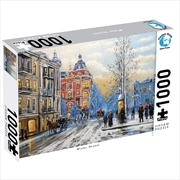 Puzzlers World 1000 Piece Winter Streets Puzzle | Merchandise