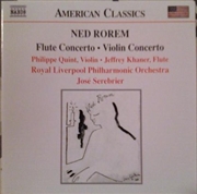 Buy Ned Rorem: Flute/Violin Concerto