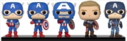 Buy Captain America - Through the Ages Year of the Shield US Exclusive Pop! Vinyl 5-Pack [RS]