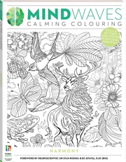 Mindwaves Calming Colouring Harmony | Paperback Book