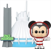 Buy Disney World - Space Mountain & Mickey Mouse 50th Anniversary US Exclusive Pop! Town [RS]