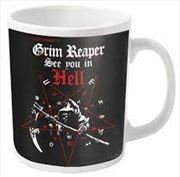 Grim Reaper Grim Reaper See You In Hell Mug | Merchandise