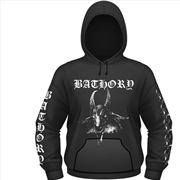 Buy Bathory Goat Hooded Sweatshirt Unisex - Size Large Hoodie