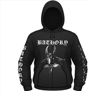 Buy Bathory Goat Hooded Sweatshirt With Zip Unisex Size Medium Hoodie