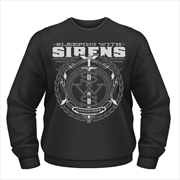 Buy Sleeping With Sirens Crest Crew Neck Sweater Unisex Size Small Jumper