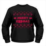 Buy Kiss Merry Kissmas Crew Neck Sweater Unisex Size X-Large Jumper
