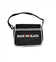Buy Back On Black Logo Retro Messenger Bag