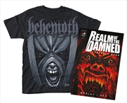Buy Behemoth Realm Of The Damned Ts + Book Fan Pack Unisex Size Small Fan Pack