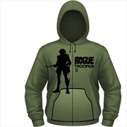 Buy 2000ad Rogue Trooper Hooded Sweatshirt With Zip Unisex: Small Hoodie