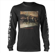 Buy Bathory Blood Fire Death Shirt Unisex Size X-Large  Longsleeve Shirt