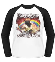 Buy Rainbow Rising Tour 76 Long Sleeved Baseball Unisex Size Small Longsleeve Shirt