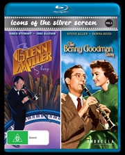 Glenn Miller Story / The Benny Goodman Story | Icons Of The Silver Screen #3, The | Blu-ray