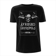 Buy Avenged Sevenfold Face Card Unisex Size X-Large Tshirt